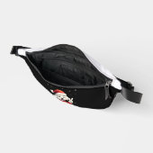 Funny Peace Hand Maltese Christmas Lights Womens M Bauchtasche (Offen)