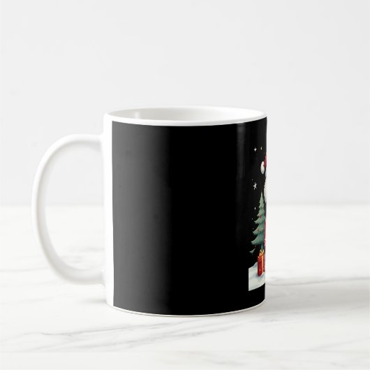 Funny Peace Hand Maltese Christmas Lights Womens M Kaffeetasse (Links)