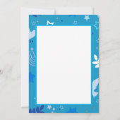 Funny Peace Liebe und Wunder Hanukkah Einladung (Rückseite)