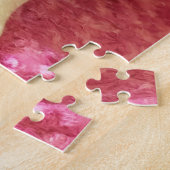 Funny Peaches der Tuxedo Katze Pink Puzzle (Seite)