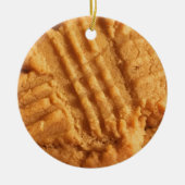 Funny Peanut Butter Cookie Puff Weihnachten Keramik Ornament (Vorne)