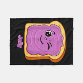 Funny Peanut Butter-jelly Friends Cute Food Matchi Fleecedecke (Vorderseite (Horizontal))