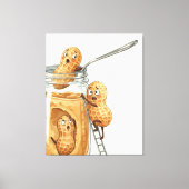 Funny Peanut Butter Leinwanddruck (Vorderseite)