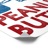 Funny Peanut Butter Poster Vintag (Ecke)