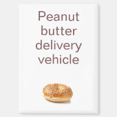 Funny Peanut Butter Refrigerator Magnet (Vorderseite)