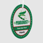 Funny Peaologist - I Liebe Peaks Ornament (Vorderseite)