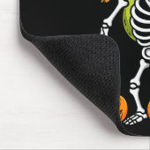 Funny Pear Skeleton Mummy Witch Halloween Kids Men Mousepad (Ecke)