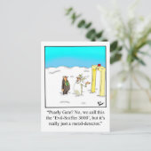 Funny Pearly Gates Spaß Postcard Postkarte (Stehend Vorderseite)