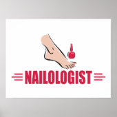 Funny Pedicure Poster (Vorne)