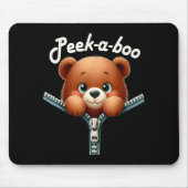 Funny - Peek-a-boo - Bear Mousepad (Vorne)