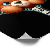 Funny - Peek-a-boo - Bear Poster (Ecke)