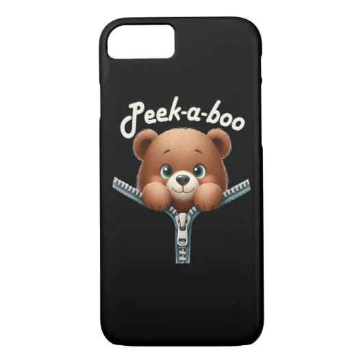 Funny - Peekabo - Bär Case-Mate iPhone Hülle (Rückseite)