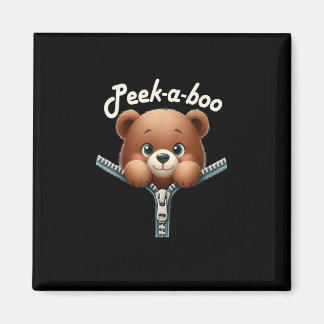Funny - Peekabo - Bär Magnet