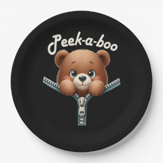 Funny - Peekabo - Bär Pappteller