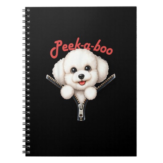 Funny - Peekaboo Halloween Notizblock (Vorderseite)