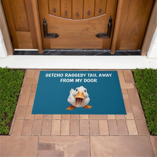 FUNNY PEKIN DUCK DOOR MAT FUßMATTE (Außenbereich)