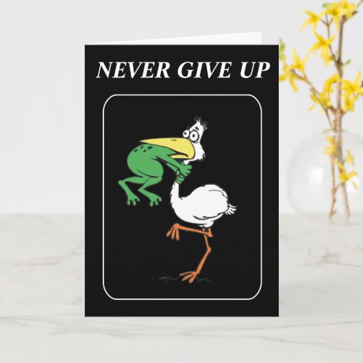 Funny Pelican Karte (Gelbe Blume)