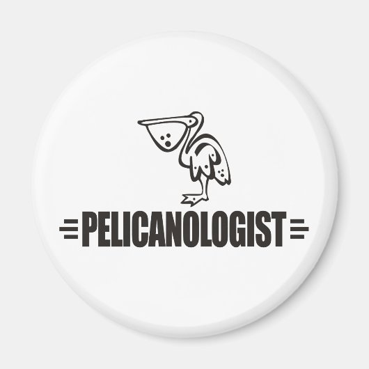 Funny Pelican Magnet (Vorne)