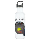 Funny Pelican Tennis Player, 710 ml Wasserflasche Edelstahlflasche (Vorderseite)
