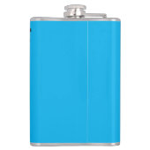 Funny Pelican Tennis Player, Hip Flask Flachmann (Rückseite)