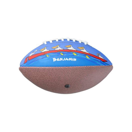 Funny pelicans ruderender Cartoon Football (Gedreht 270)