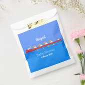 Funny pelicans ruderender Cartoon Geschenktütchen (Versiegelt)