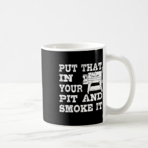 Funny Pellet Smoker Grillen Pit Gift Grill für Fle Kaffeetasse