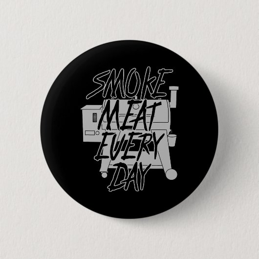 Funny Pellet Smoker Grillen Pit Grill Geschenk für Button (Vorderseite)