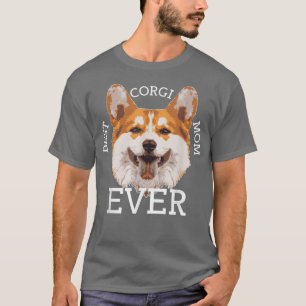 Funny Pembroke Welsh Corgi Beste Corgi Mama jemals T-Shirt