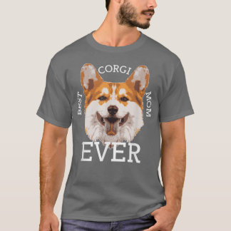 Funny Pembroke Welsh Corgi Beste Corgi Mama jemals T-Shirt