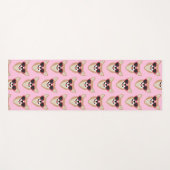 Funny Pembroke Welsh Corgi Pattern Pink Yogamatte (Vorderseite (Horizontal))