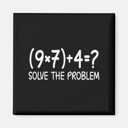 Funny Pemdas Elementary Math Teacher Brainrot 67 M Magnet (Vorne)