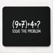 Funny Pemdas Elementary Math Teacher Brainrot 67 M Mousepad (Vorne)