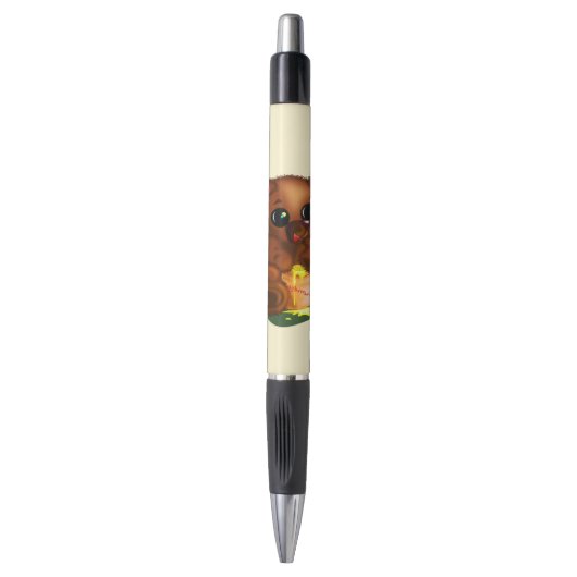 Funny Pen mit Baby Bear Kugelschreiber (Vorderseite Vertikal)