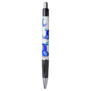 Funny Pen mit blauen Papageien Kugelschreiber