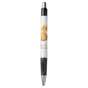 Funny Pen mit Happy Yellow Duck - Lächeln Kugelschreiber