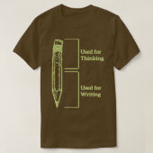 Funny Pencil Student Lehrer Funny Meme T-Shirt (Design vorne)