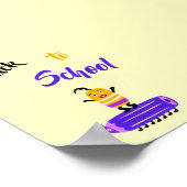 Funny Pencil und Kautschuk Poster (Ecke)