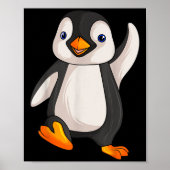 Funny Penguin Apparel S Uni Erwachsene Kinder Kind Poster (Vorne)