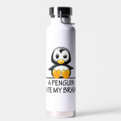 Funny Penguin Ate My Brain Trinkflasche (Links)