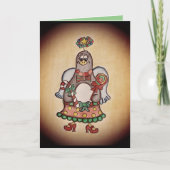 Funny Penguin Christmas Card Karte (Vorderseite)