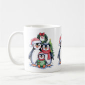 Funny Penguin Christmas Matching Familie Pajamas Kaffeetasse (Links)
