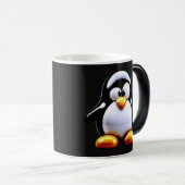 Funny Penguin Coffee Verwandlungstasse (VorderseiteRechts)