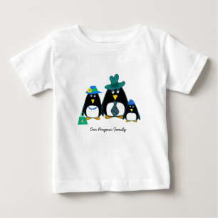 Funny Penguin Familienweihnachtsgeschenk Baby T - T-shirt