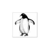 Funny Penguin Niedlich Bird Animal Personal Statio Gummistempel (Prägung)