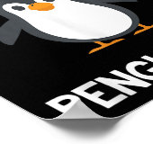 Funny Penguin Quote I Just Really Like Penguins Ok Poster (Ecke)