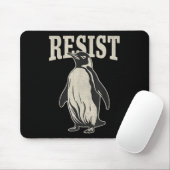 Funny Penguin Resist Cool Penguins Residenz Mousepad (Mit Mouse)