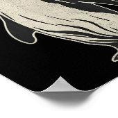 Funny Penguin Resist Cool Penguins Residenz Poster (Ecke)