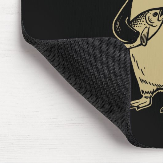 Funny Penguin Resist Coole Pinguine Residence Shir Mousepad (Ecke)