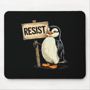 Funny Penguin Resist Coole Pinguine Residenz 1 Mousepad